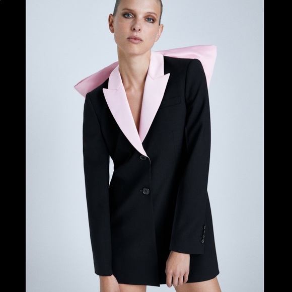 Zara Jackets & Blazers - Zara Blazer Dress with Bow